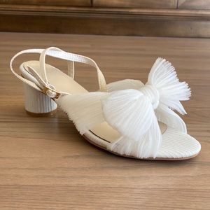 Pleated Bow Heel